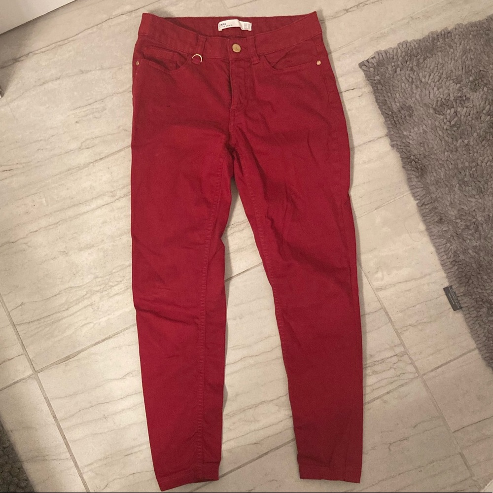 Red Jeans Sz 2